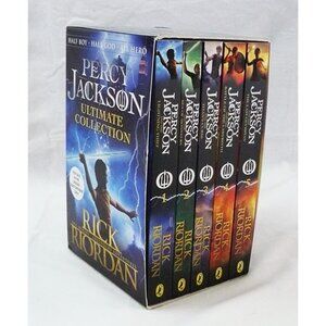NEW Percy Jackson Ultimate Collection 5 Books Gift Boxed Book Set Rick Riordan!